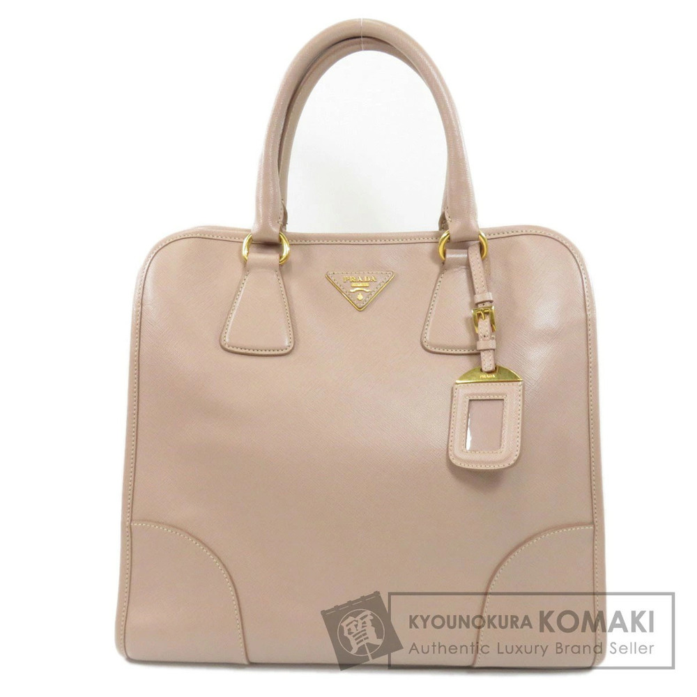 Prada Saffiano Lux Shopping Tote beige pink